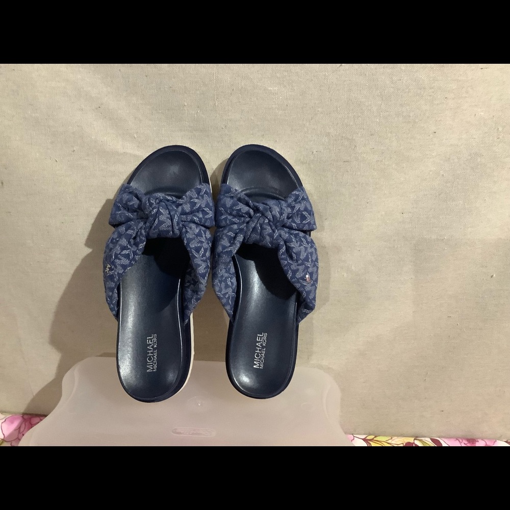 Michael Kors Women Josie Denim Sandals - Picture 5 of 6
